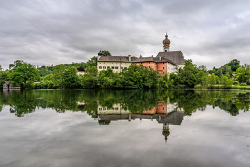 Fototapeta premium hoeglwoerth abbey, bavaria, germany