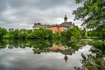 Fototapeta premium hoeglwoerth abbey, bavaria, germany