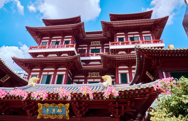 Buddha Tooth Relic Temple and Museum in Singapore.