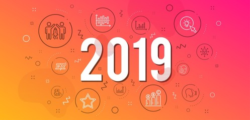 Infographic concept. Graph chart, Prescription drugs and Face accepted icons simple set. Partnership, Diagram chart and Dot plot signs. Efficacy, Energy and Face id symbols. Star, Copyright laptop
