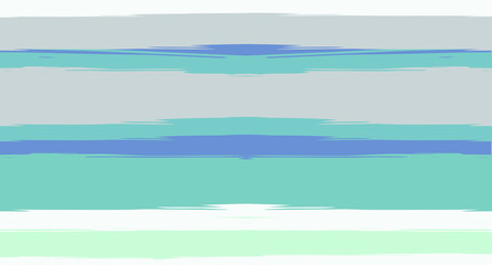 Navy Watercolor Horizontal Seamless Sailor Stripes. Geometric Vintage Summer Maritime Texture Prints. Hand Painted Male or Female T-Shirt Autumn Ocean Pattern. Blue Sea Watercolor Sailor Stripes.