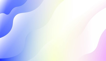 Template Background With Wave Geometric Shape. For Design, Presentation, Business. Vector Illustration with Color Gradient.