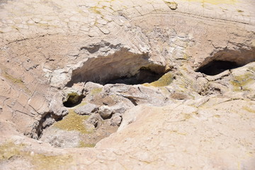 Fumarole - Wulkan © Monika