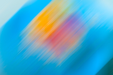 Bright colored blurred brushstrokes as multicolored flashes for an abstract background