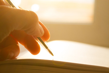 hand write something