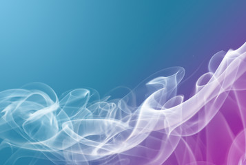 pink and cyan smoke abstract background