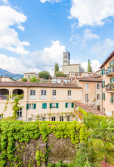 View of Barga, Lucca, Tuscany, one of the 