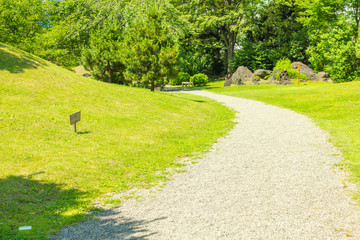 旧芝離宮恩賜庭園の道
