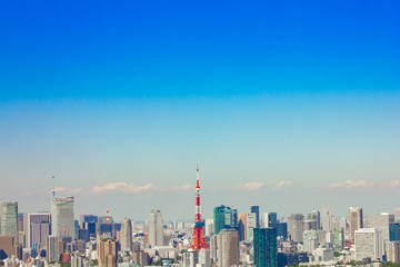 東京都の都会の街並み
