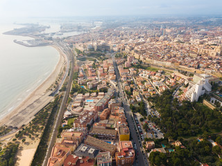 Modern cityscape of Tarragona