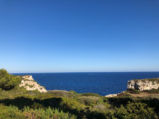 Playa de Formentor Cala Pi de la Posada , beautiful beach at Cap Formentor, Palma Mallorca, Spain