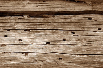 Wooden wall texture in brown color.