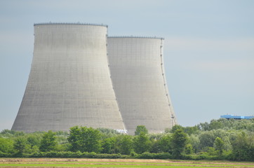 Centrale nucleare in mezzo alle risaie