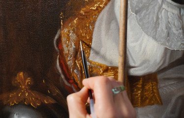 restauration de tableau