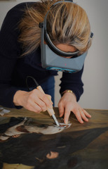 restauration de tableau