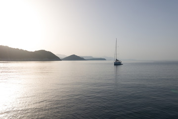 Fototapeta premium Marina mit Booten 