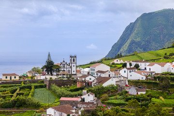 Fototapeta na wymiar Views of Nordeste on Sao Miguel Island, Azores archipelago