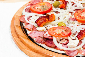 pizza de calabresa