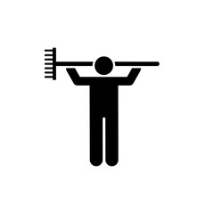 Man, park, team, cleaning, volunteer icon. Element of volunteer pictogram icon