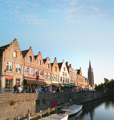 Die Stadt Brügge in Flandern Belgien