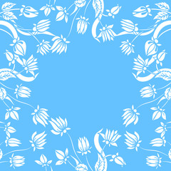 banner white flowers background sketch wallpaper graphics branch