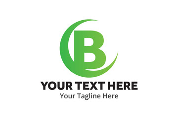 alphabetical logo creative design in flat style with color