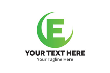 alphabetical logo creative design in flat style with color