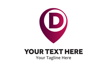 alphabetical logo creative design in flat style with color