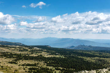 fantastic mountain landscape on a summer day