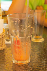 drink cocktail grapefruit pink glass