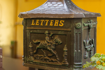 letter box vintage   old royal