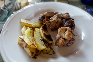 roulé et patates
