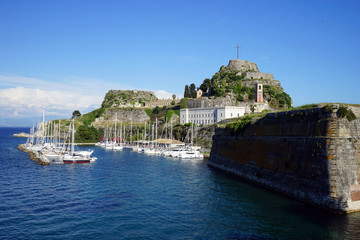 Fototapeta na wymiar Marina and fortress