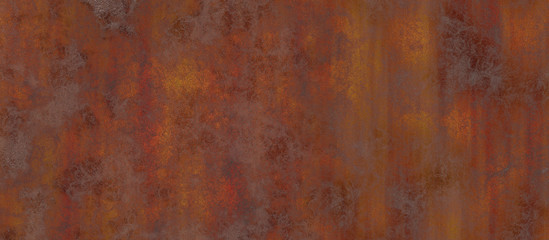 old rusty corroded metal plate