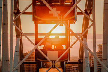 Travel by the Ferris wheel