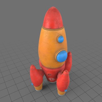Vintage rocket toy