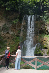 Biggest waterfall in Serbia, called "Veliki Buk", near Despotovac city, Eastern Serbia