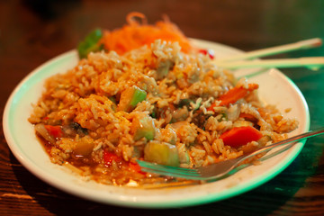 Stir Fried Rice and Veggies