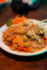 Stir Fried Rice and Veggies