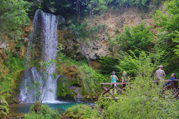 Biggest waterfall in Serbia, called "Veliki Buk", near Despotovac city, Eastern Serbia