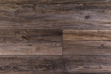 Wooden background. Tightly knit brown boards. Wooden floor. Tiles with wooden texture.