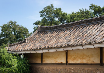 Hanok, Korean traditional house.