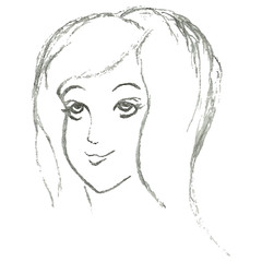 Pencil Portrait Girl