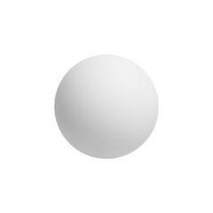 White ping-pong ball