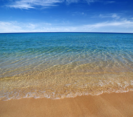 summer sand beach and sea