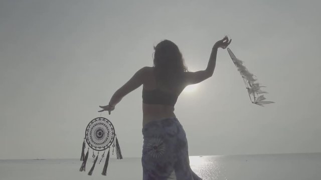 Dreamcatch dance model dance sunset slog3 beachgirl