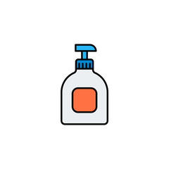 Hand cream vector icon sign symbol