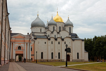 St. Sophia Cathedral in Veliky Novgorod, Russia.