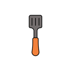 Kitchen spatula vector icon sign symbol