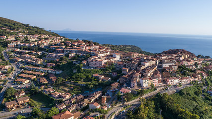 Fototapeta premium Holidays on Elba Island, village of Capoliveri. Tuscany (Italy)